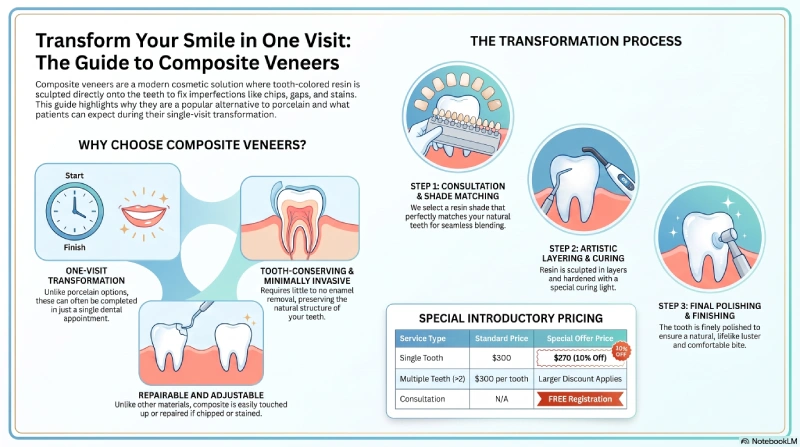 Ararat Dental composite veneers